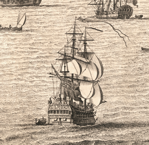 Charleston Harbor, 1715 Scarf