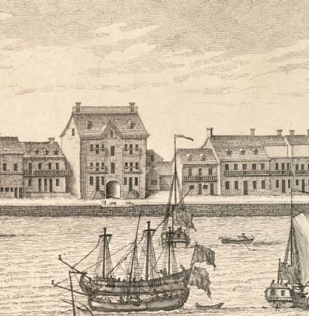 Charleston Harbor, 1715 Scarf