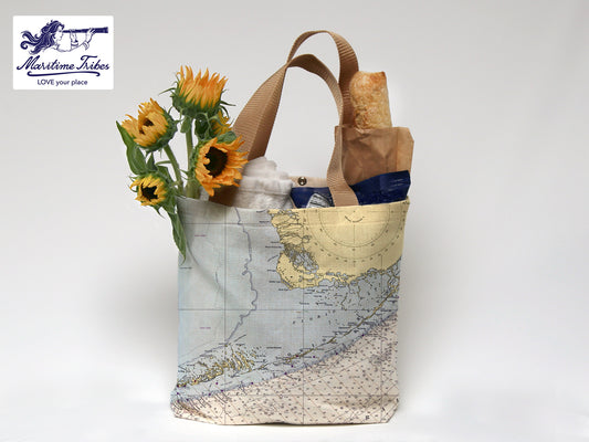 Cape Kennedy to Key West (Cape Canaveral to Key West) Chart Tote
