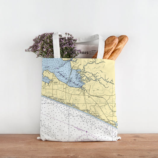 Choctawhatchee Bay to inlet beach  Chart Tote