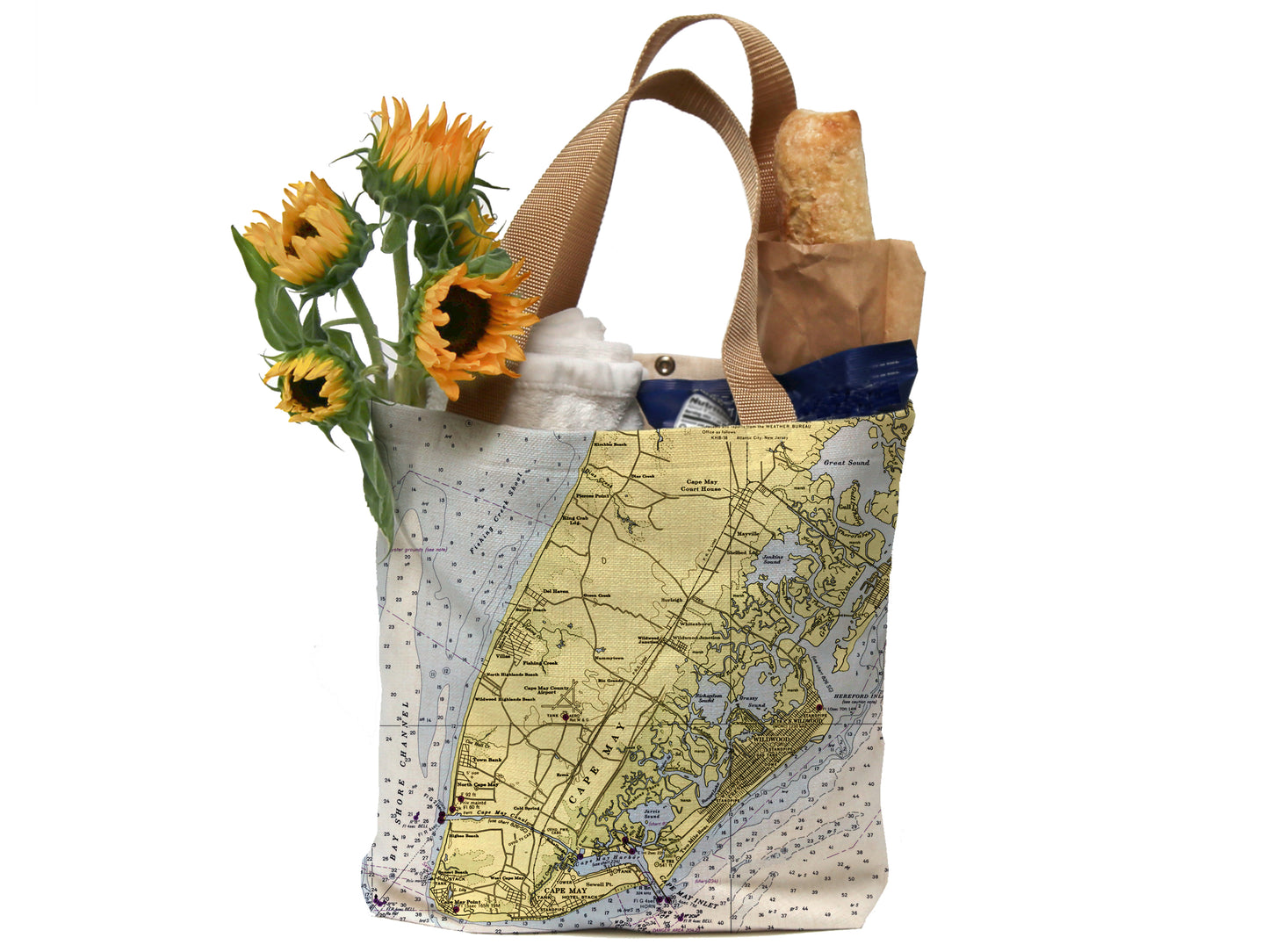 Cape May Chart Tote