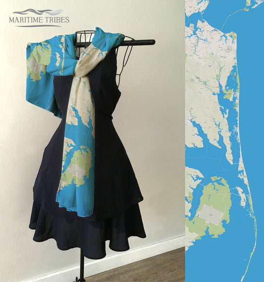 Virginia Beach to Outer Banks  Hometown Scarf