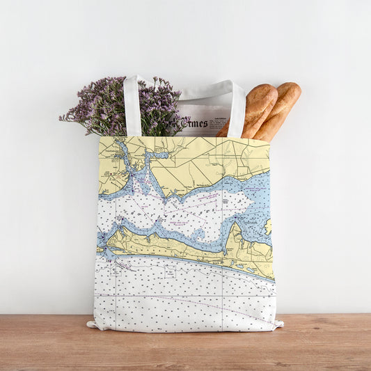 Choctawhatchee Bay Chart Tote
