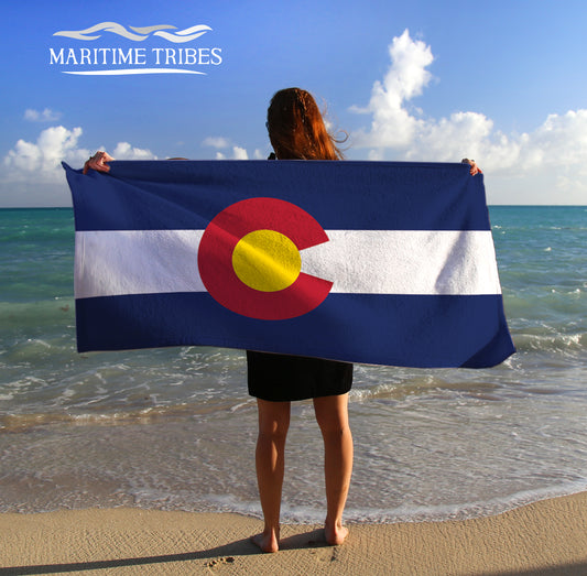 Colorado State Flag Quick Dry Towel